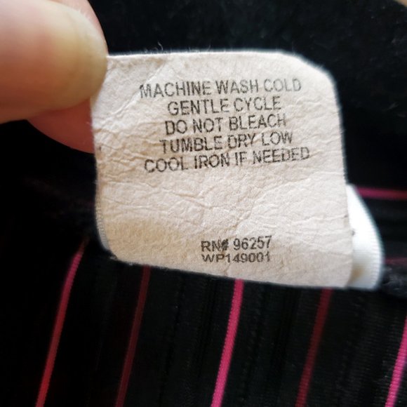 Fashion Bug Pink & Black Sleeveless Shirt - Picture 8 of 9